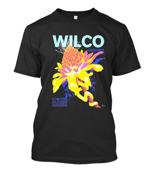 Wilco London UK Eventim Apollo Hammersmith August 20 2026 Featuring Hovvdy T-Shirt