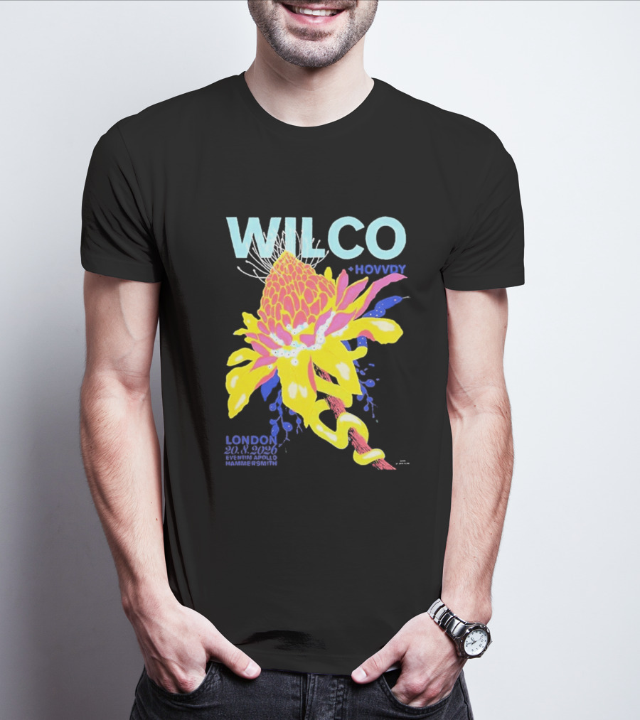 Wilco London UK Eventim Apollo Hammersmith August 20 2026 Featuring Hovvdy T-Shirt