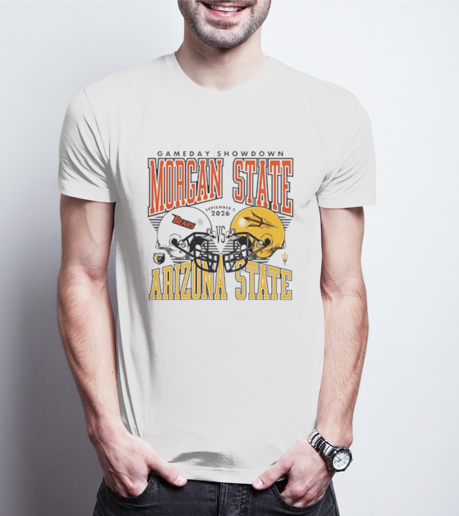Gameday Showdown Morgan State Bears Vs Arizona State 2026 T-Shirt