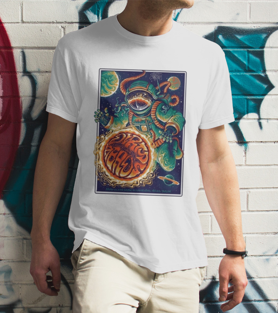 Dirty Heads Cosmic Astronaut Tour The Woodlands TX 8 23 2026 Psychedelic Space Adventure T-Shirt
