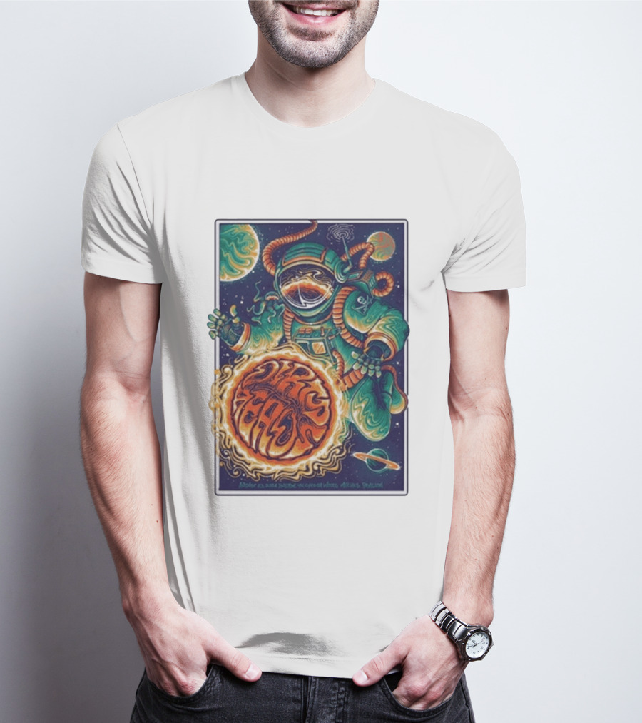 Dirty Heads Cosmic Astronaut Tour The Woodlands TX 8 23 2026 Psychedelic Space Adventure T-Shirt