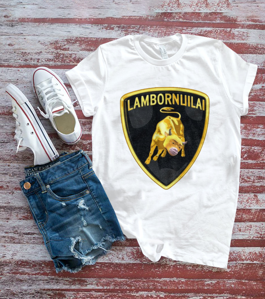 Lambornuilai Gold Bull Meme Niu Lai T-Shirt