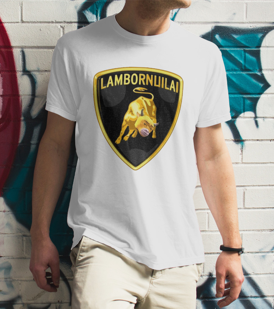 Lambornuilai Gold Bull Meme Niu Lai T-Shirt