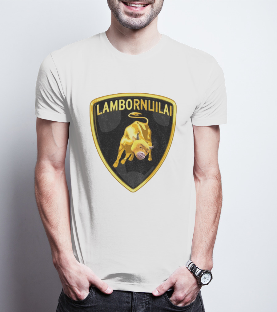 Lambornuilai Gold Bull Meme Niu Lai T-Shirt