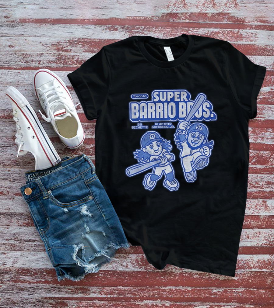 Toronto Super Barrio Bros Bo Bichette Vladimir Guerrero Jr 11 27 T-Shirt