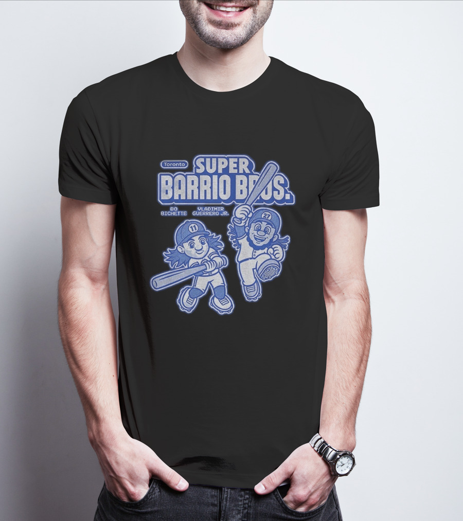 Toronto Super Barrio Bros Bo Bichette Vladimir Guerrero Jr 11 27 T-Shirt