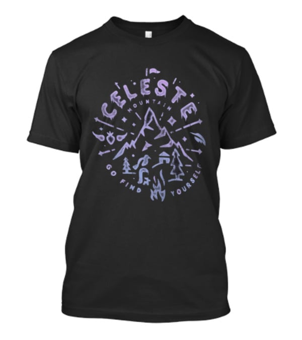 Celeste Mountain Go Find Yourself Adventure Exploration T-Shirt