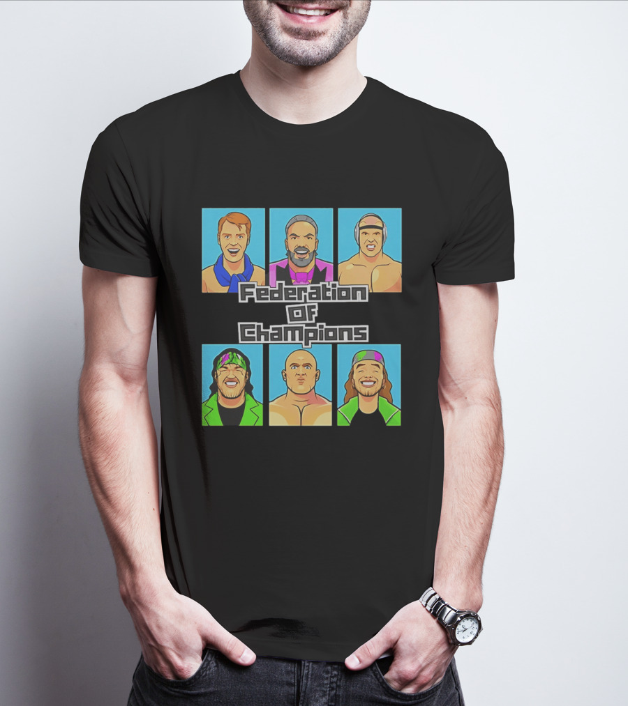 Federation Of Champions Wrestling Legends T-Shirt
