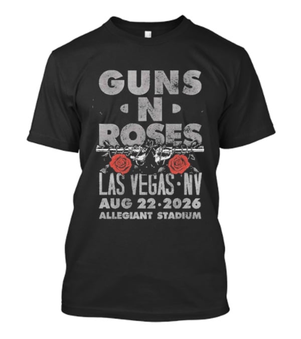 Guns N' Roses Las Vegas NV Allegiant Stadium August 22 2026 Event T-Shirt