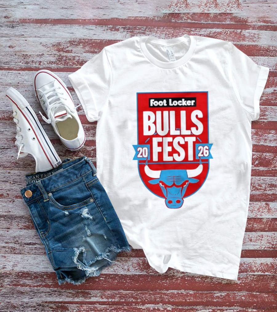 Chicago Bulls Fest 2026 Foot Locker Event T-Shirt