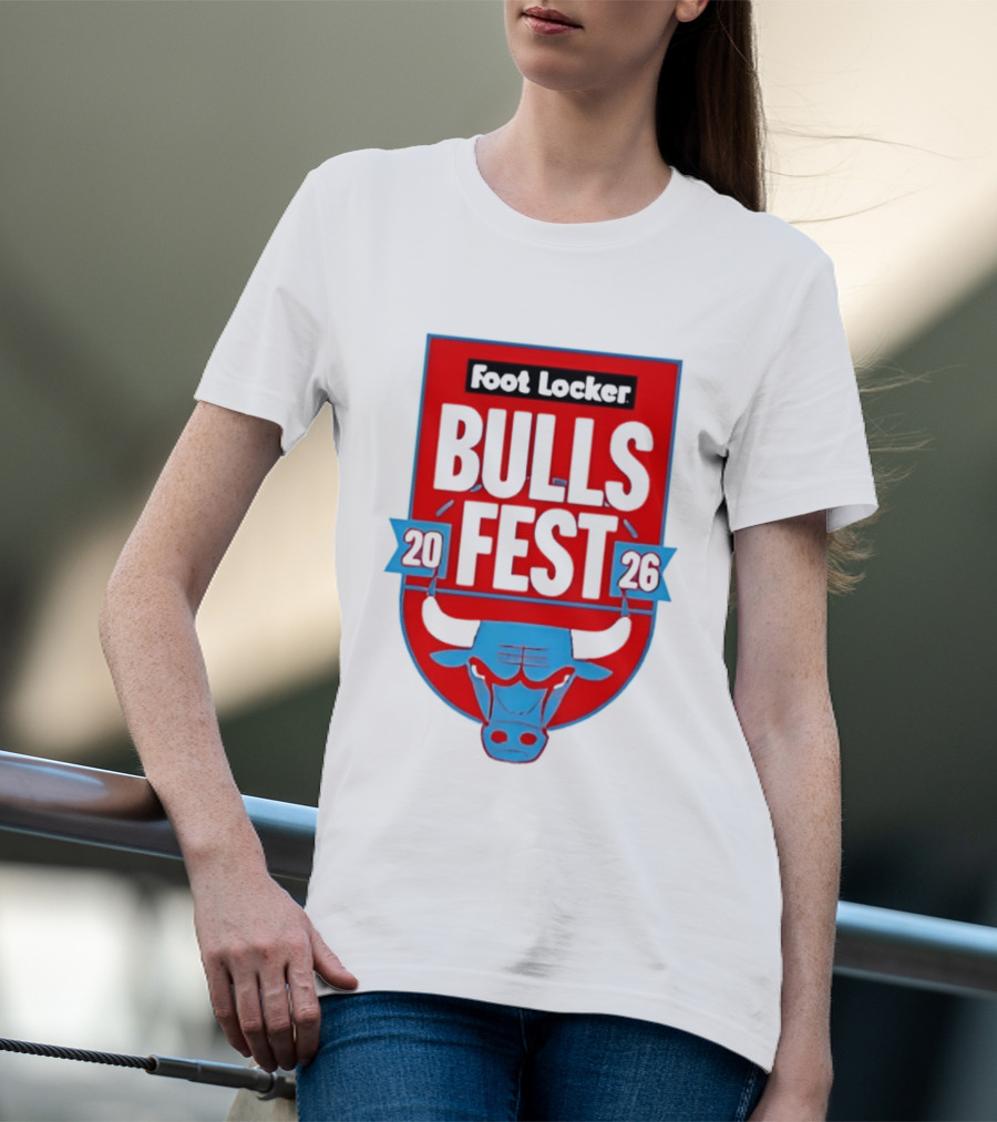 Chicago Bulls Fest 2026 Foot Locker Event T-Shirt