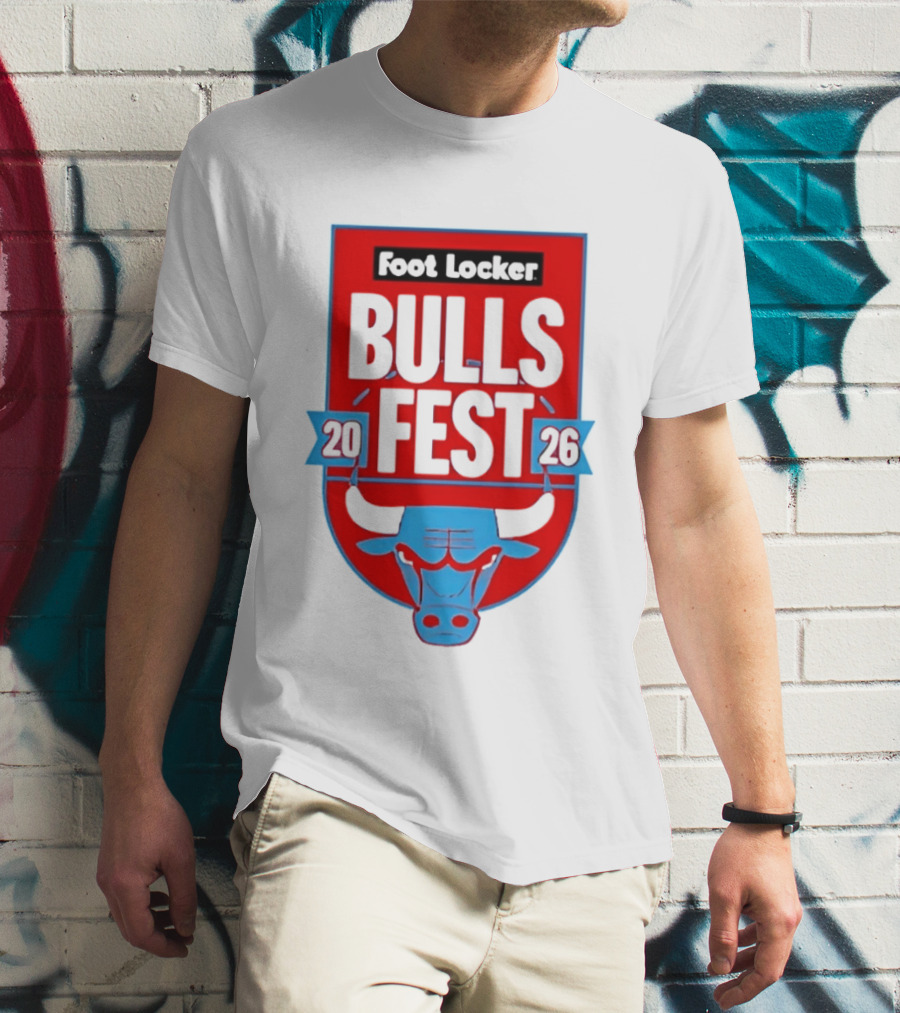 Chicago Bulls Fest 2026 Foot Locker Event T-Shirt