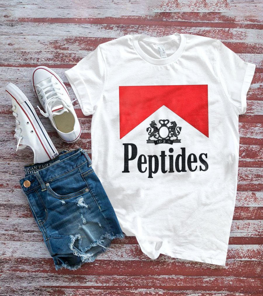 Peptides 1929 Red Marlboro T-Shirt