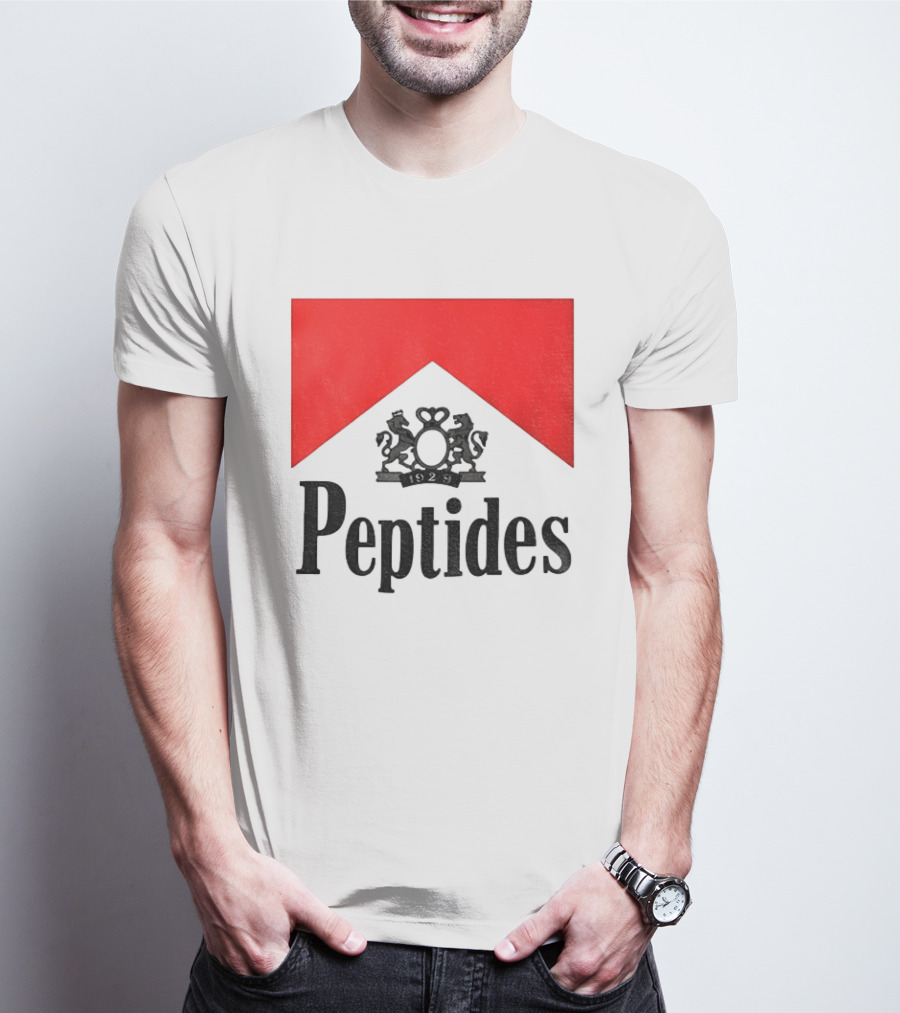 Peptides 1929 Red Marlboro T-Shirt