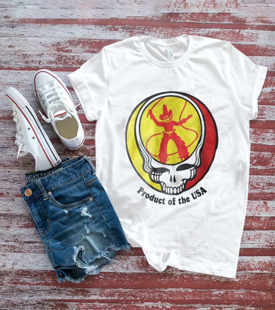 Grateful Dead Steal Your Face Cowboy Product Of The USA T-Shirt