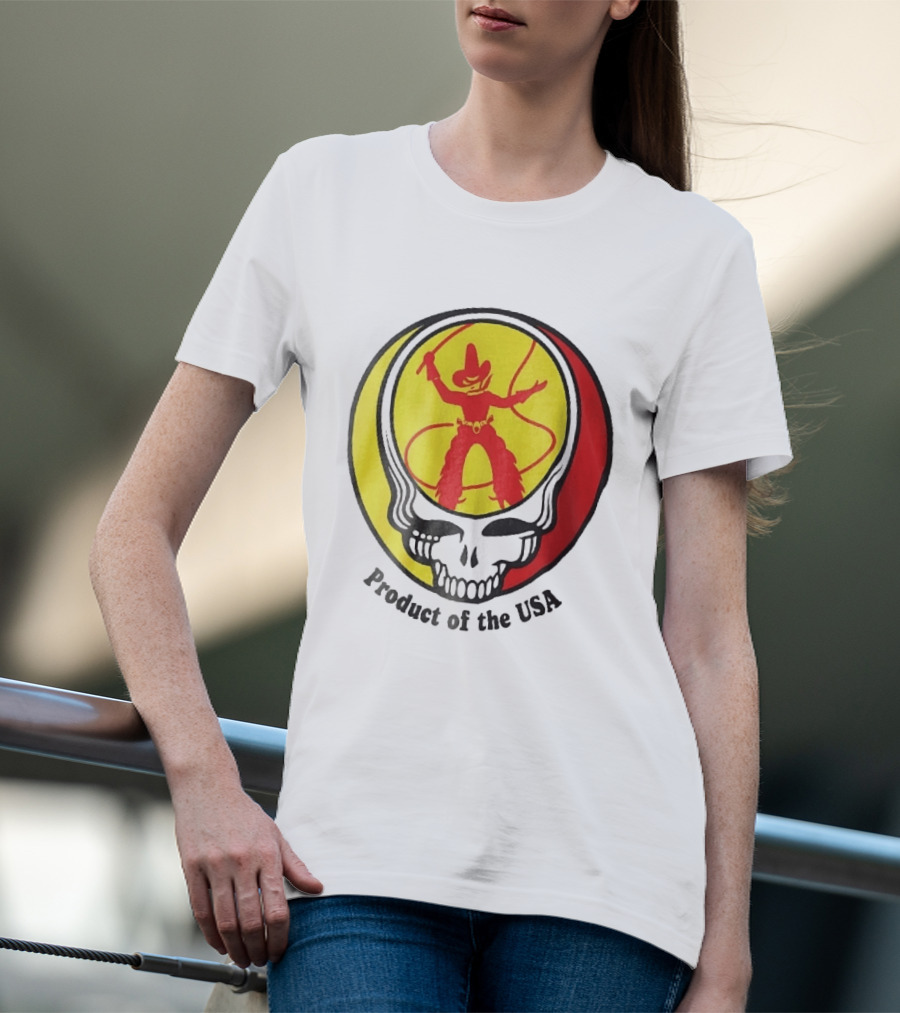 Grateful Dead Steal Your Face Cowboy Product Of The USA T-Shirt
