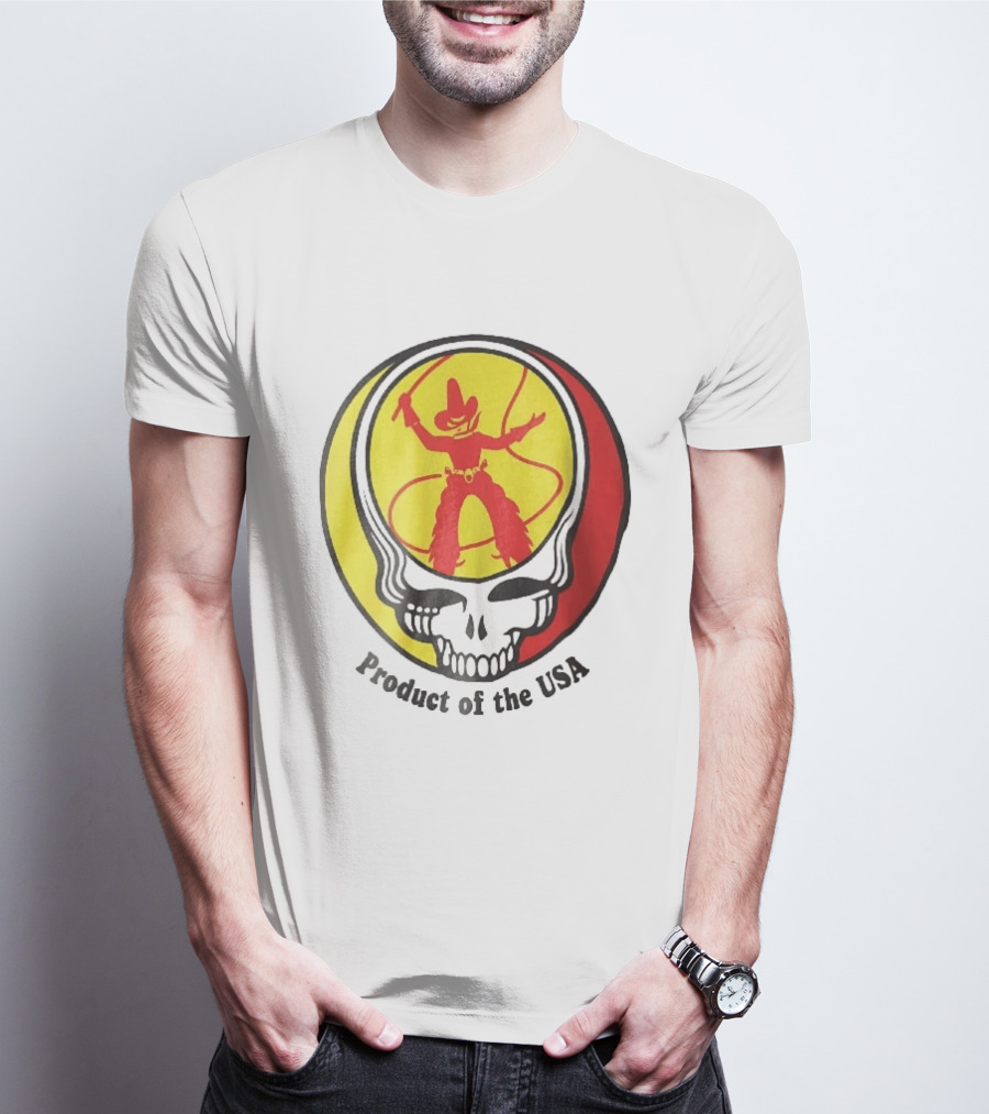 Grateful Dead Steal Your Face Cowboy Product Of The USA T-Shirt