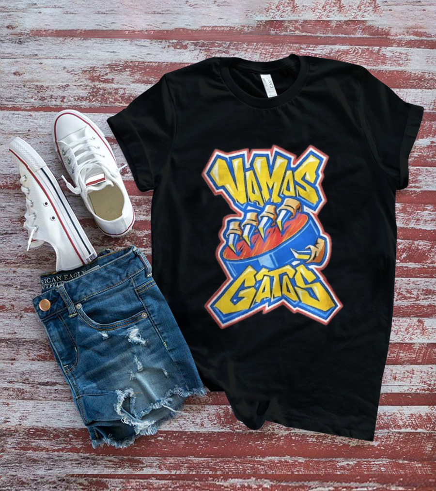 Florida Panthers Vamos Gatos Claw Puck Graffiti T-Shirt