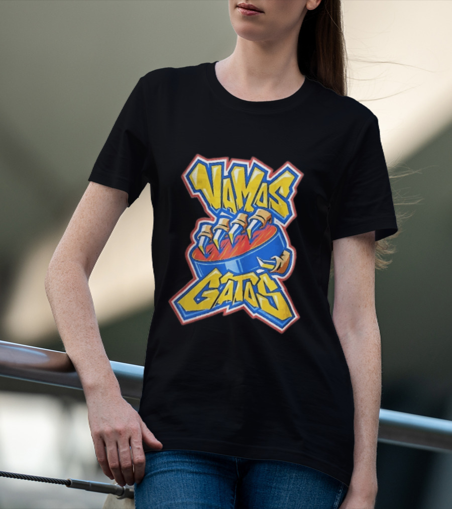 Florida Panthers Vamos Gatos Claw Puck Graffiti T-Shirt
