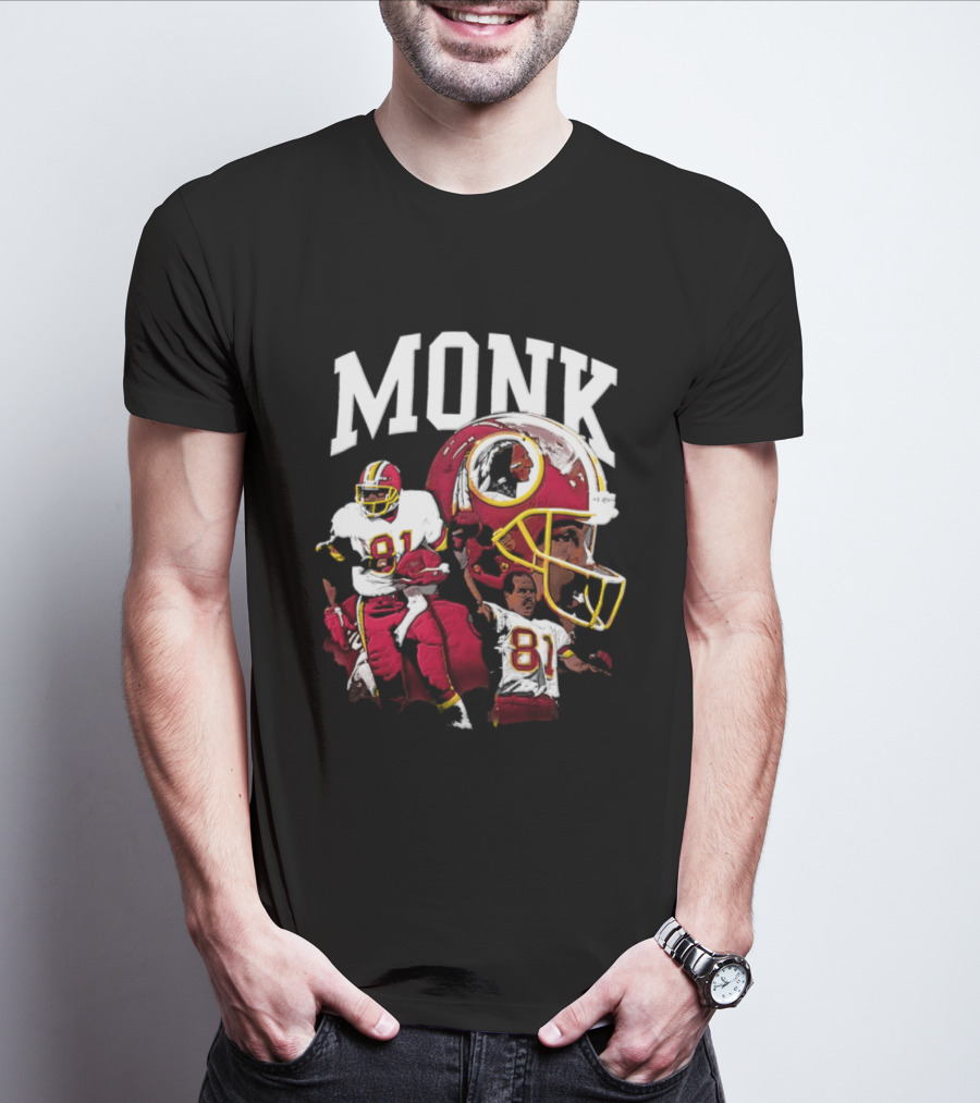Monk Washington Commanders 81 Iconic Football Legend T-Shirt