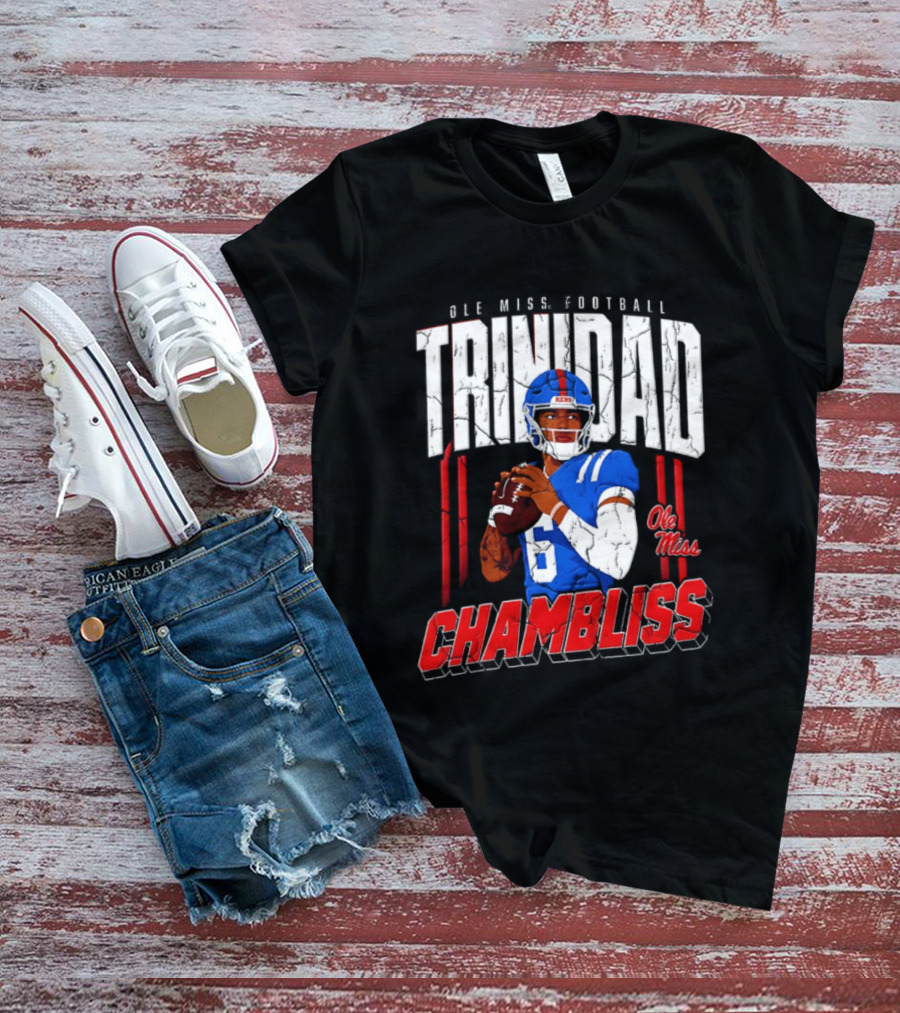 Ole Miss Football Trinidad Chambliss Rebels Player T-Shirt