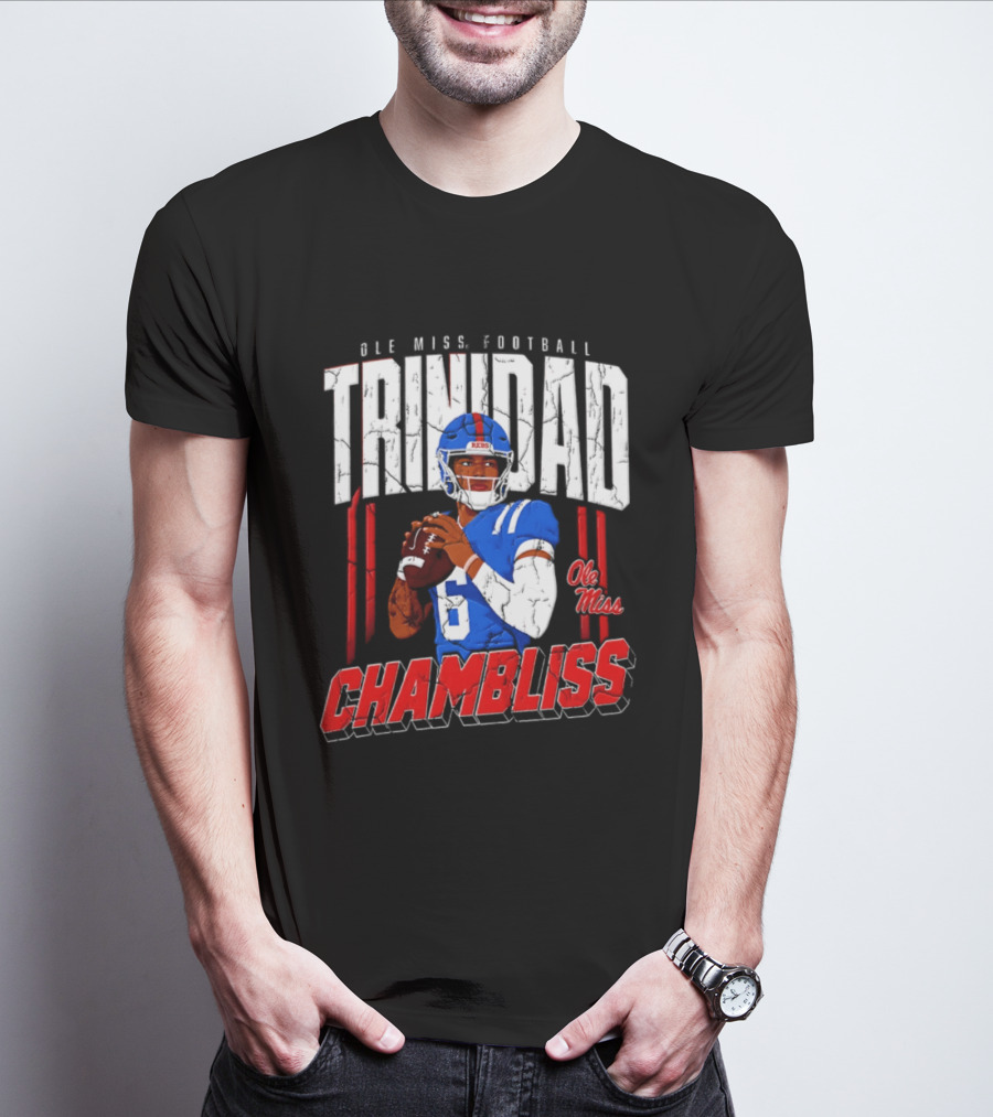 Ole Miss Football Trinidad Chambliss Rebels Player T-Shirt