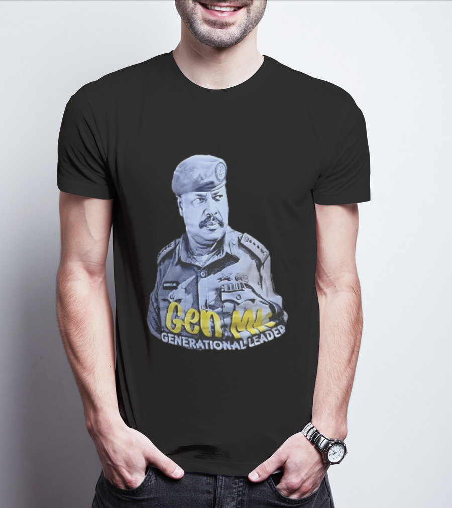 Gen MK Generational Leader Military Officer Beret Uniform T-Shirt