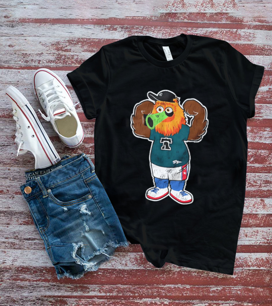Philadelphia Flyers Gritty Liberty Bell Basketball T-Shirt