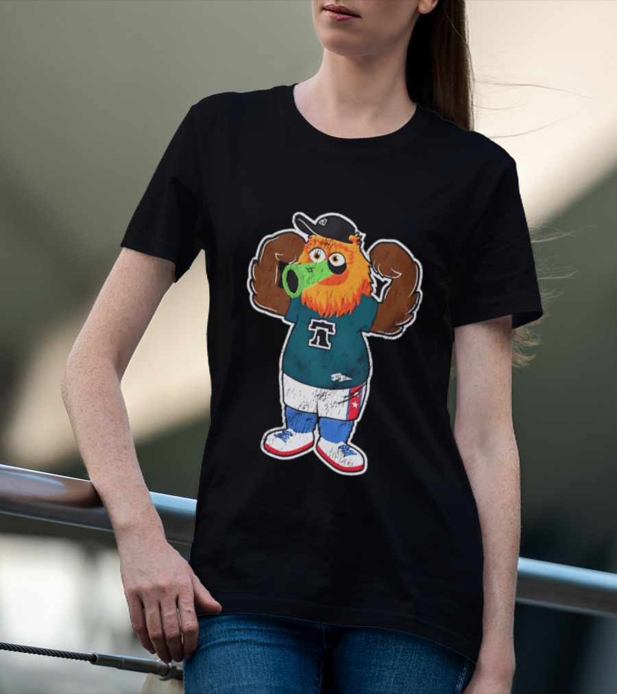 Philadelphia Flyers Gritty Liberty Bell Basketball T-Shirt