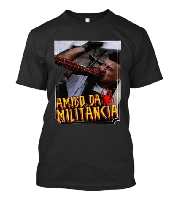 Amigo Da Militância Spider Man Punching T-Shirt