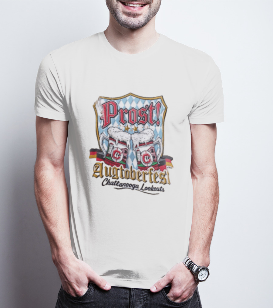Prost Augtoberfest Chattanooga Lookouts Cheers Baseball Celebration T-Shirt