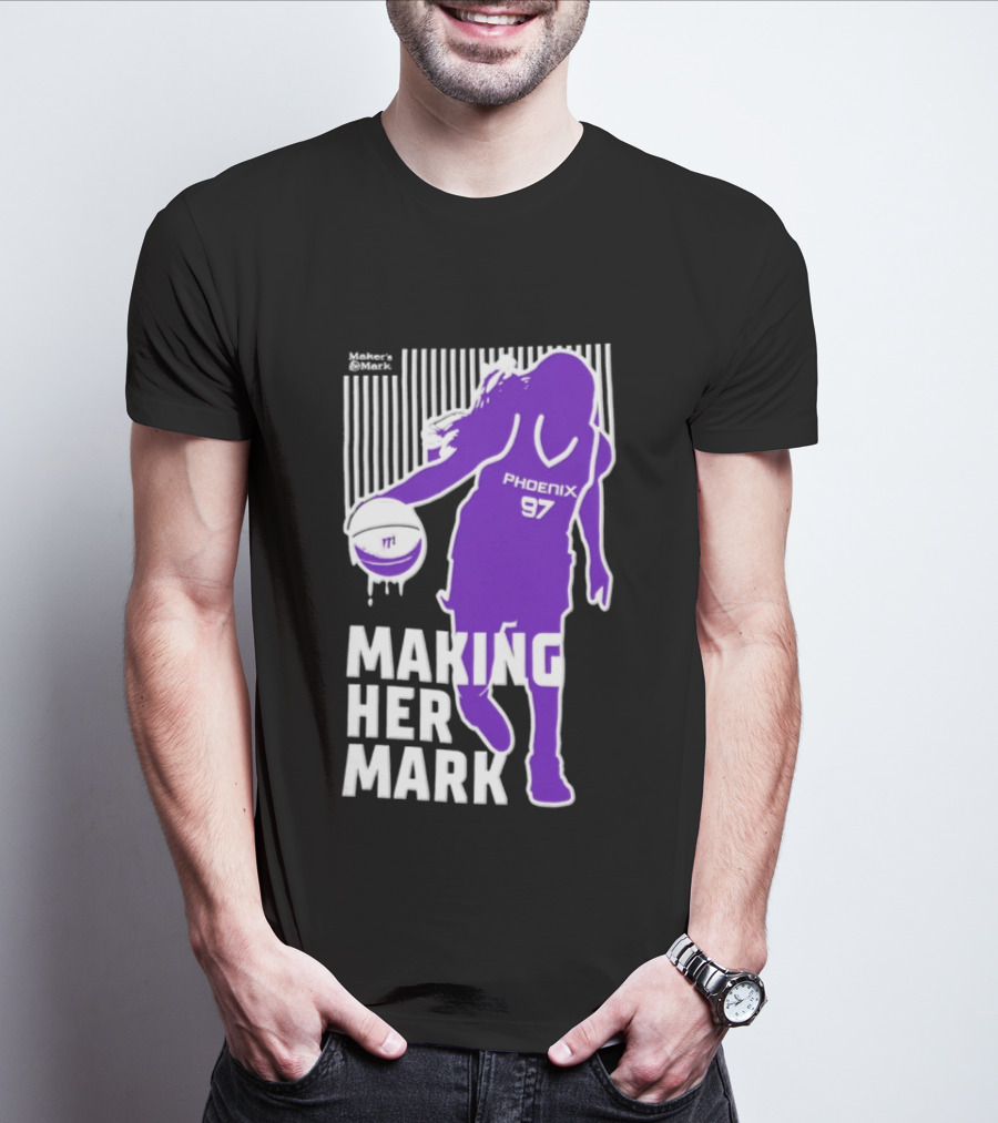 Phoenix Mercury WNBA Making Her Mark 97 T-Shirt