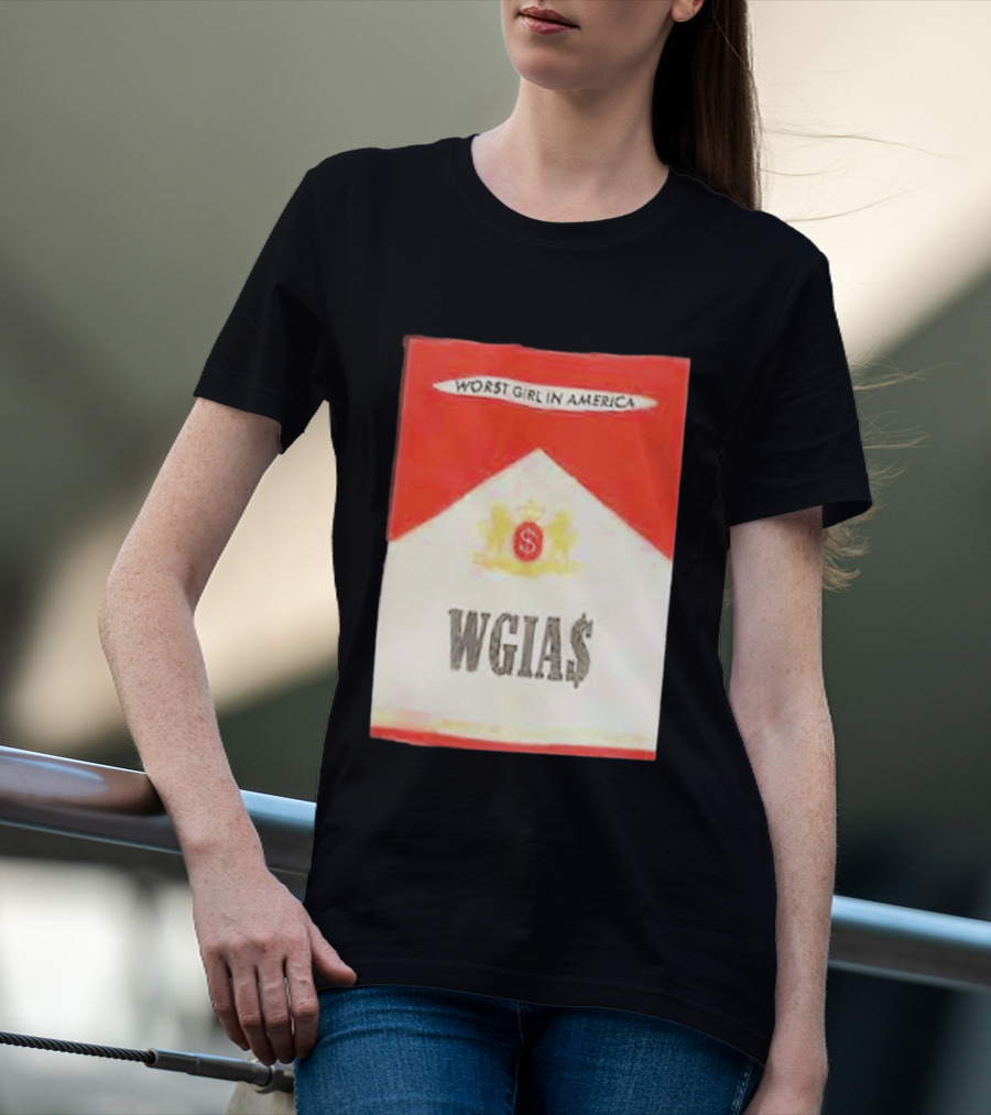 Slayyyter 2026 WGIA Tour Marlboro Parody Worst Girl In America T-Shirt