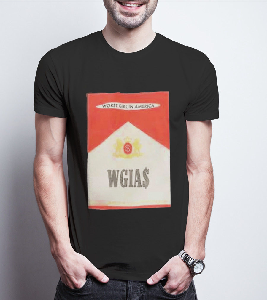 Slayyyter 2026 WGIA Tour Marlboro Parody Worst Girl In America T-Shirt