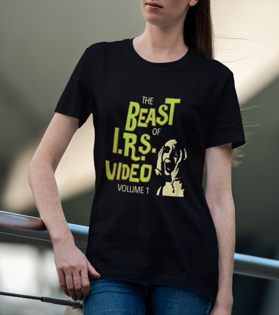 The Beast Of IRS Video Volume 1 Screaming Horror Face T-Shirt
