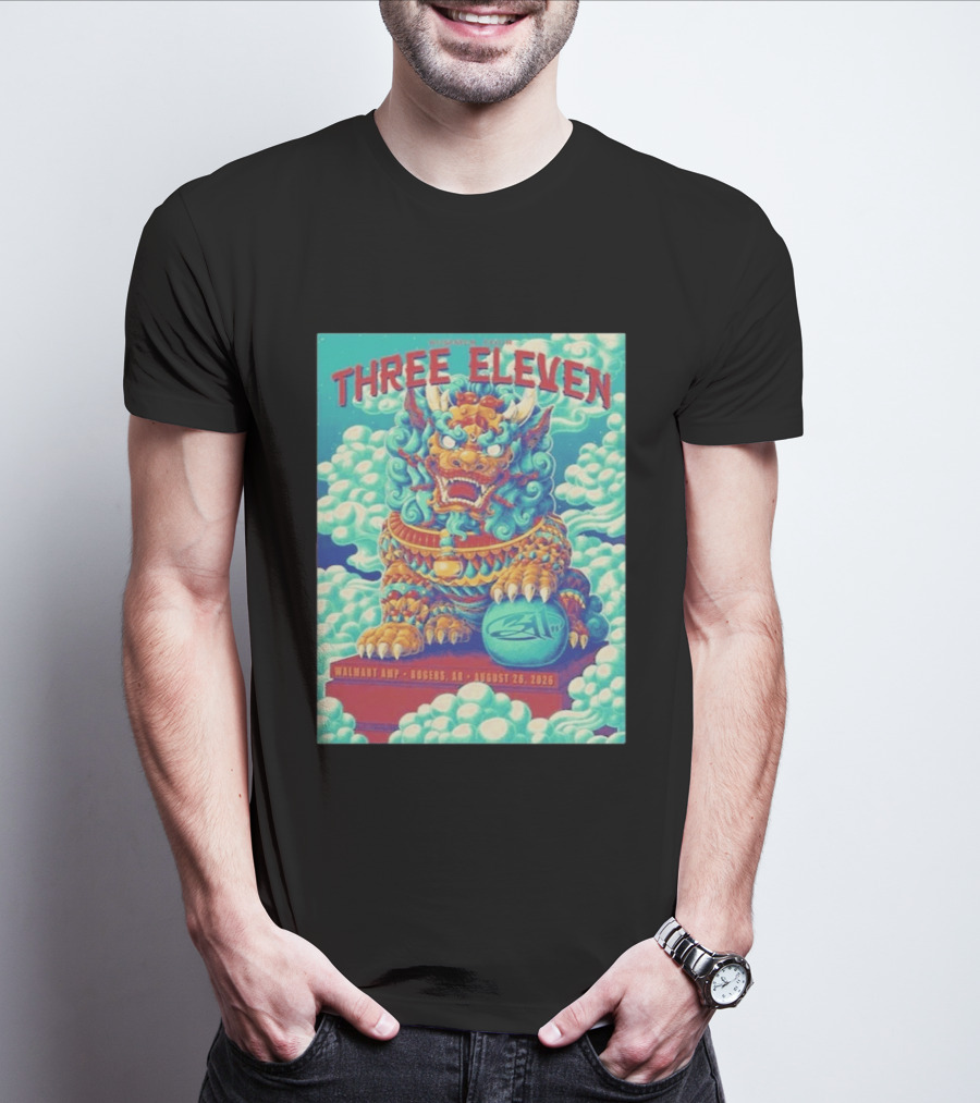 Three Eleven Concert Rogers AR Walmart AMP August 26 2026 Event Tiger Chinese T-Shirt