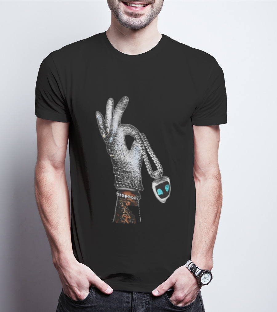 Drake Iceman Astro Bot Glove Necklace T-Shirt
