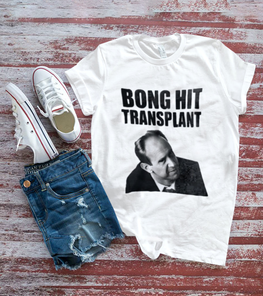 Bong Hit Transplant Joseph Morse Black And White Image T-Shirt
