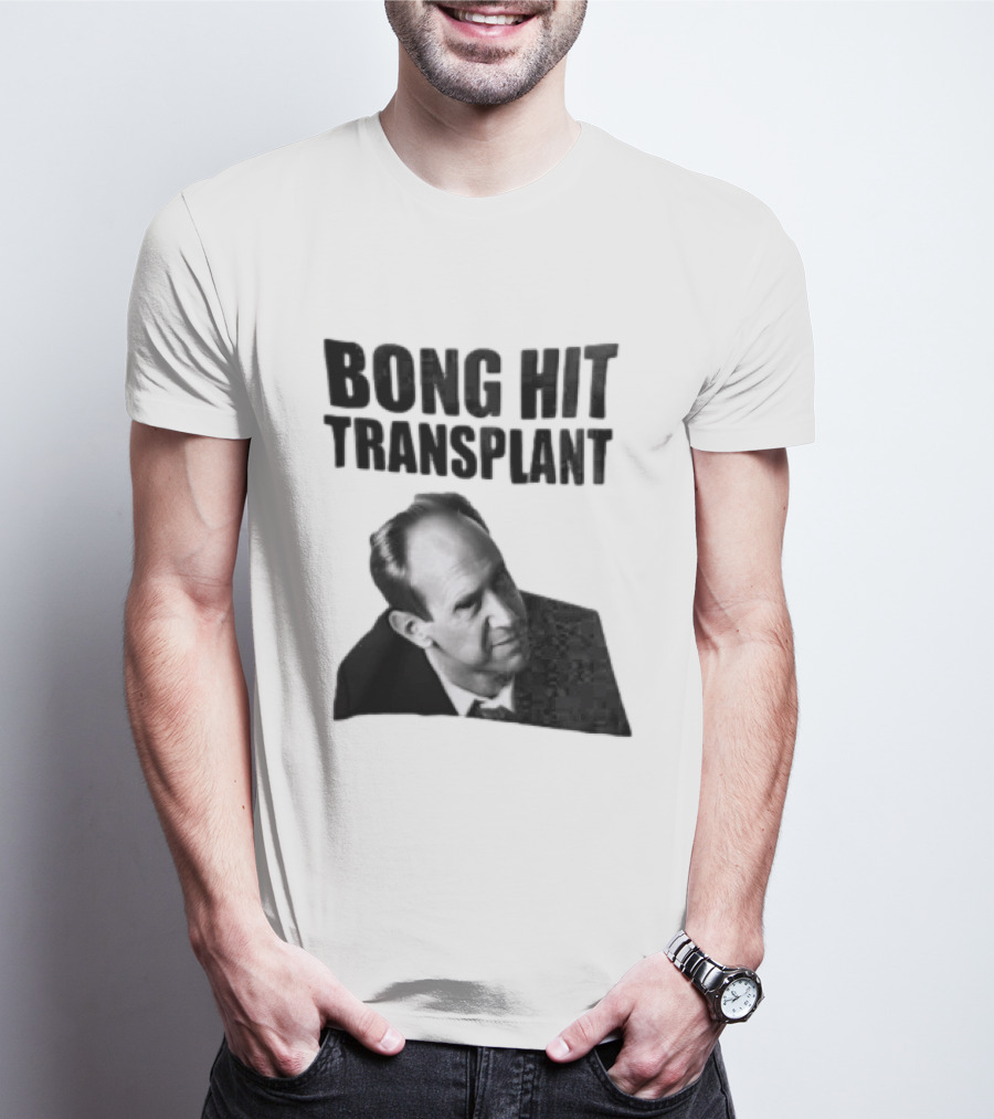 Bong Hit Transplant Joseph Morse Black And White Image T-Shirt