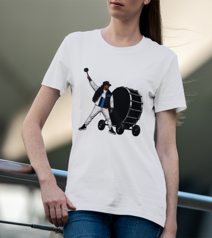 Carolina Panthers For The Culture Drummer Marching Band Fan Gear T-Shirt