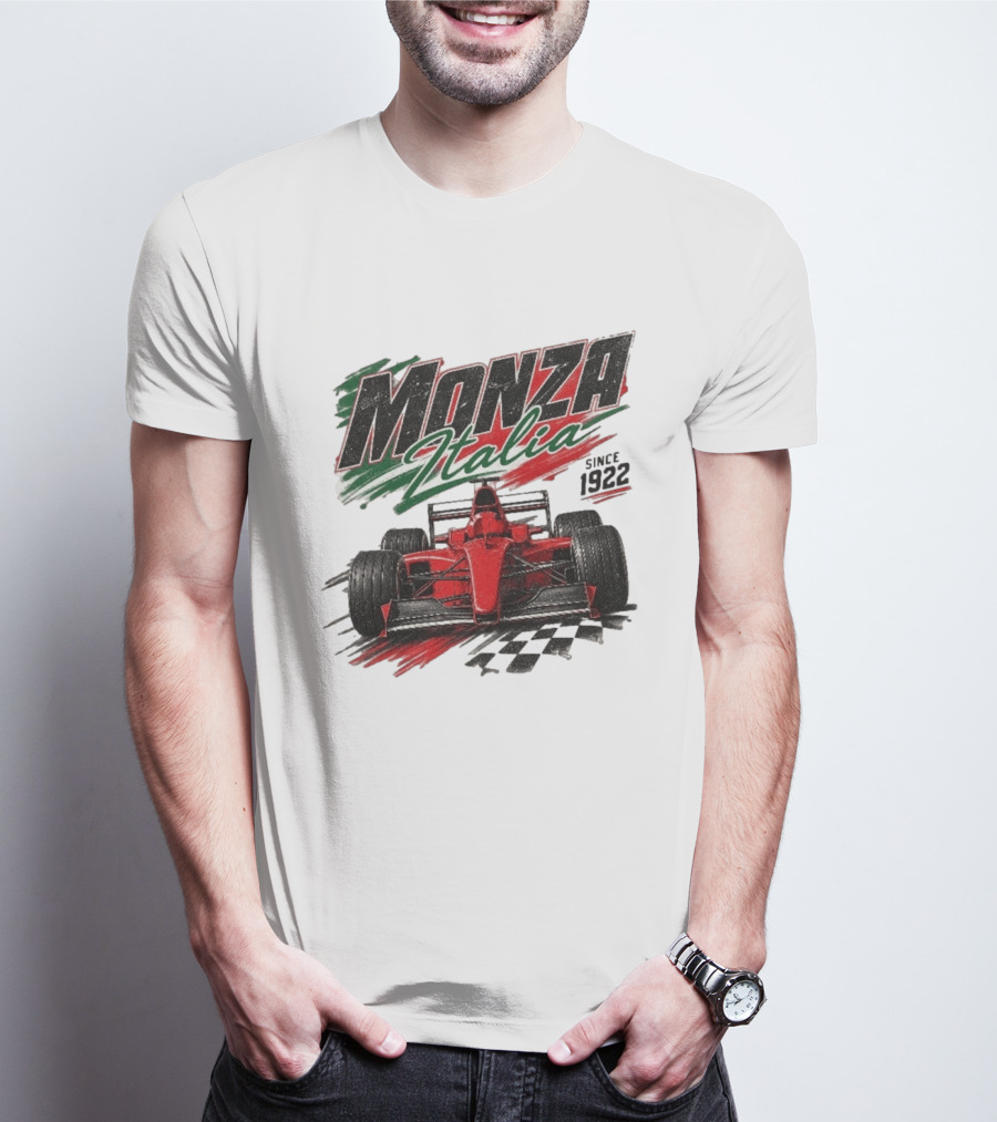 Monza Italia Racing Since 1922 Formula Car T-Shirt
