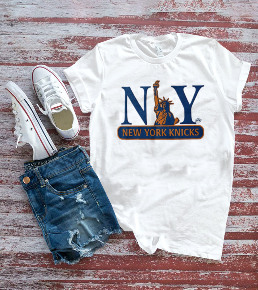 New York Knicks NY Statue Of Liberty T-Shirt