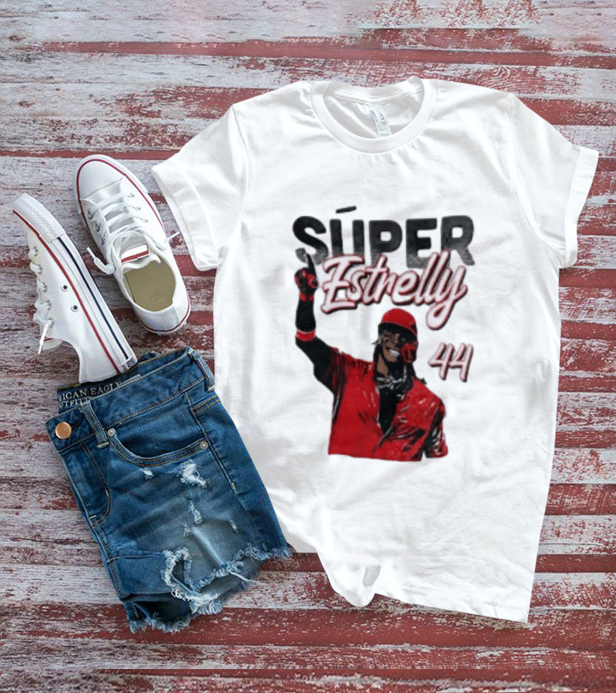 Elly De La Cruz Súper Estrelly 44 Cincinnati Reds T-Shirt