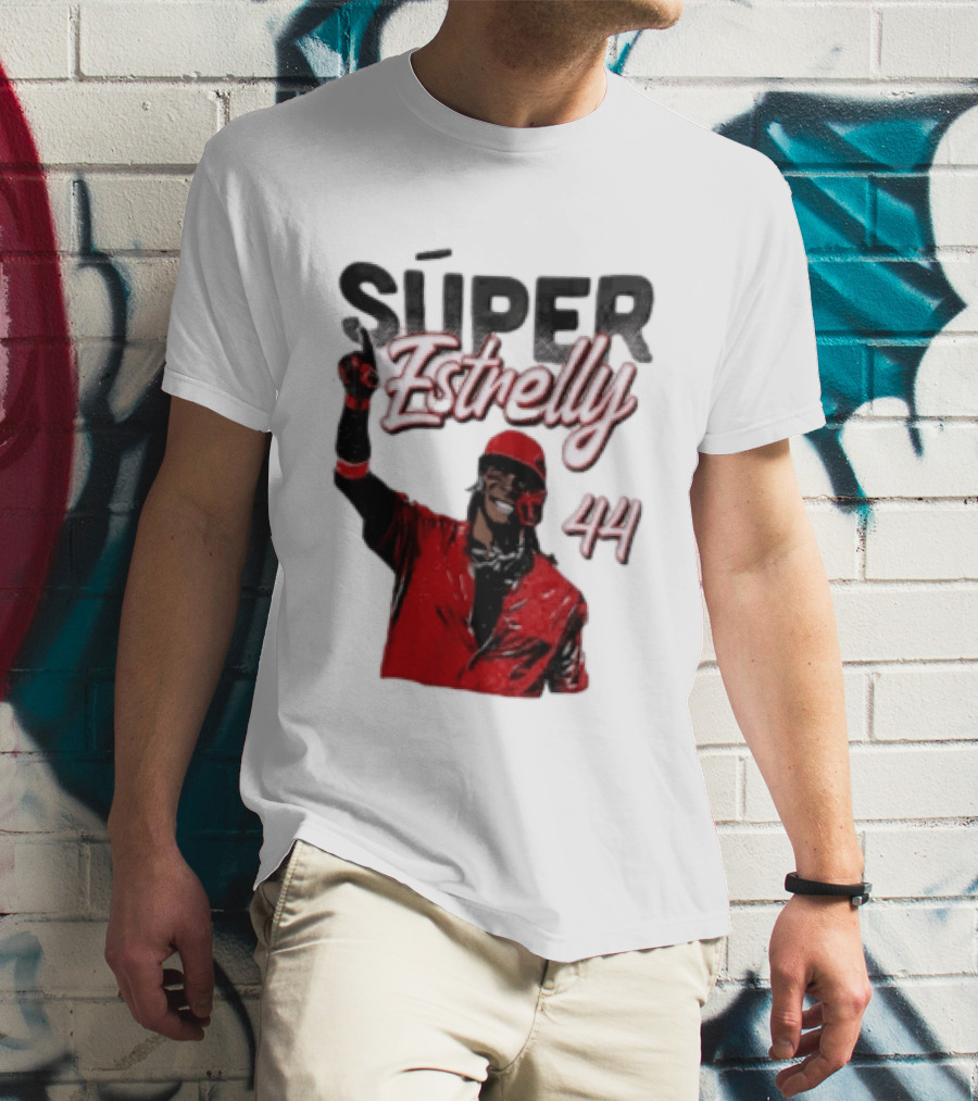 Elly De La Cruz Súper Estrelly 44 Cincinnati Reds T-Shirt