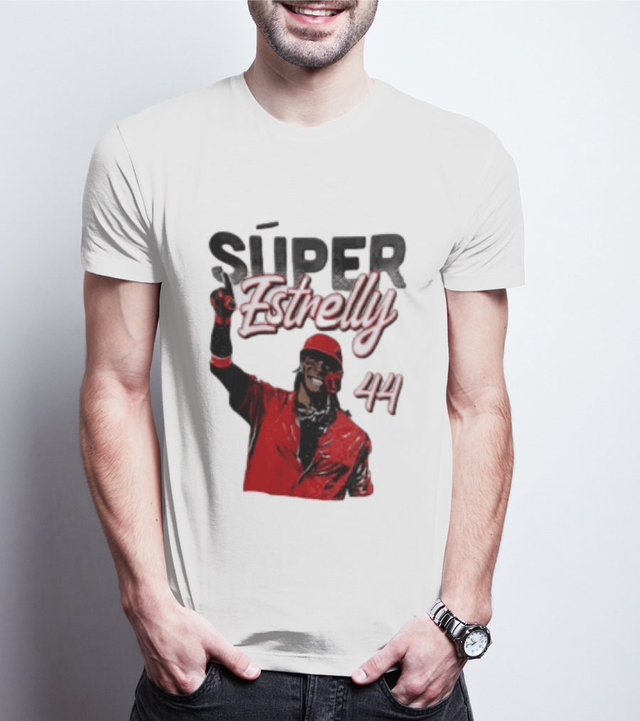 Elly De La Cruz Súper Estrelly 44 Cincinnati Reds T-Shirt