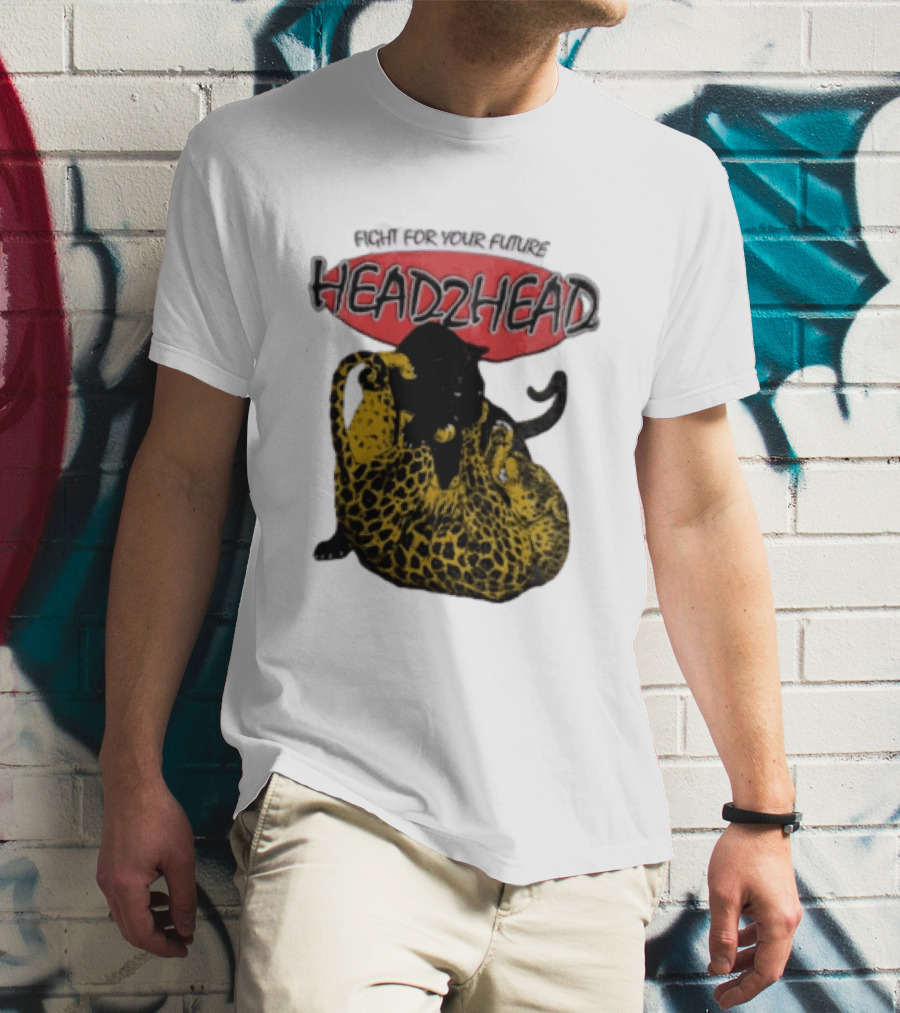 Fight For Your Future Head2Head Panther And Leopard T-Shirt
