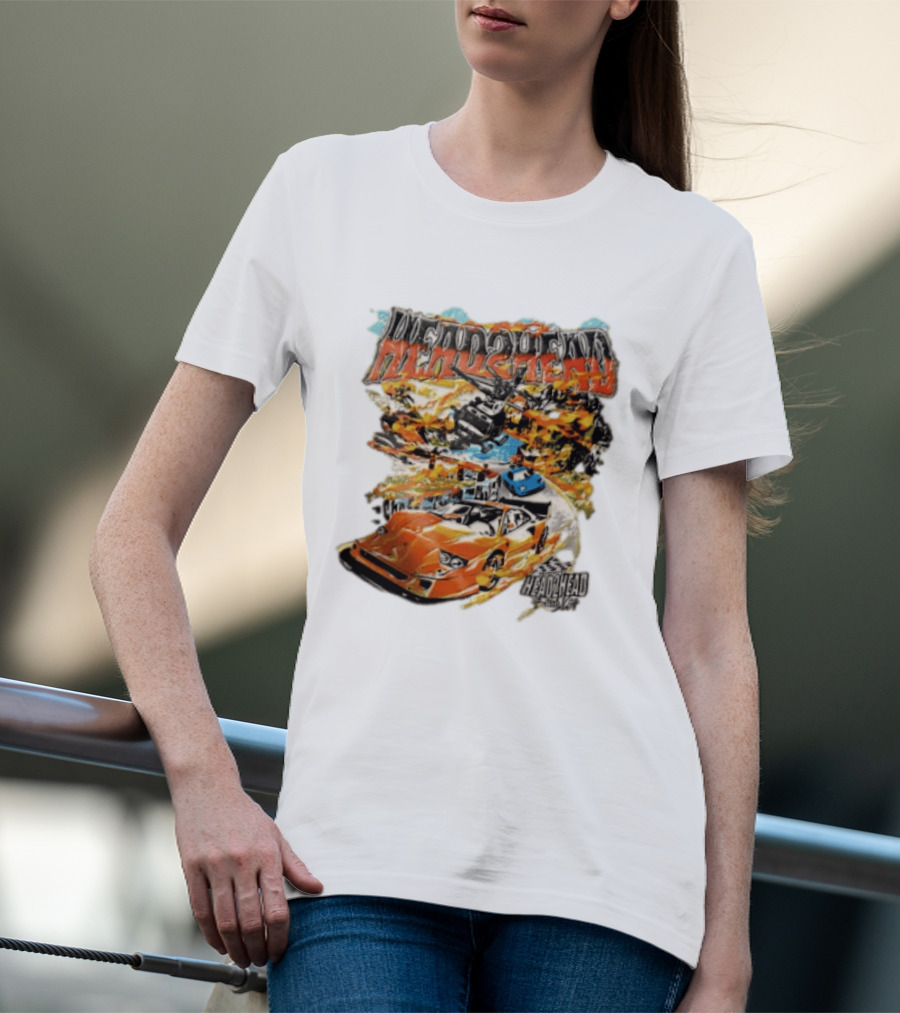 Head2Head Final Lap Racing Supercar Explosion Scene T-Shirt