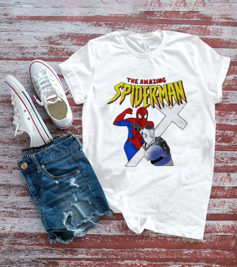 The Amazing Spider Man Vs Jake Lang Comic Style Showdown T-Shirt