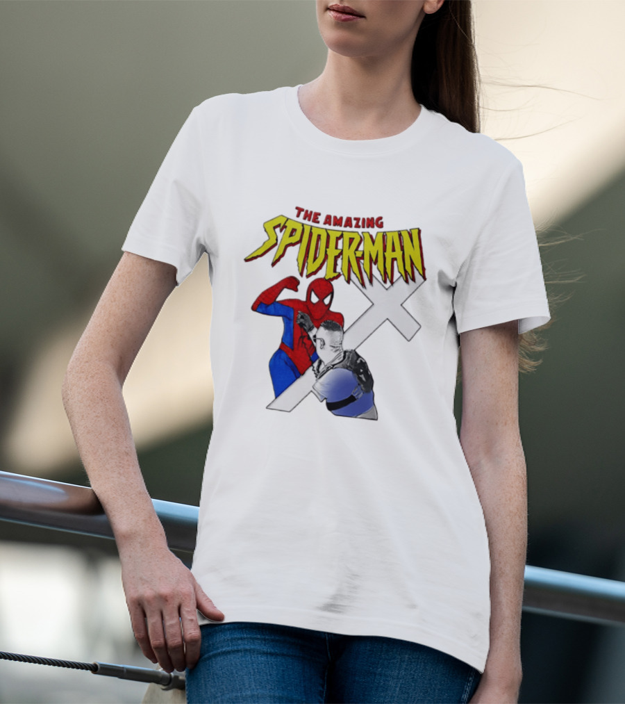 The Amazing Spider Man Vs Jake Lang Comic Style Showdown T-Shirt