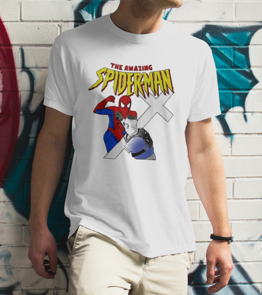 The Amazing Spider Man Vs Jake Lang Comic Style Showdown T-Shirt
